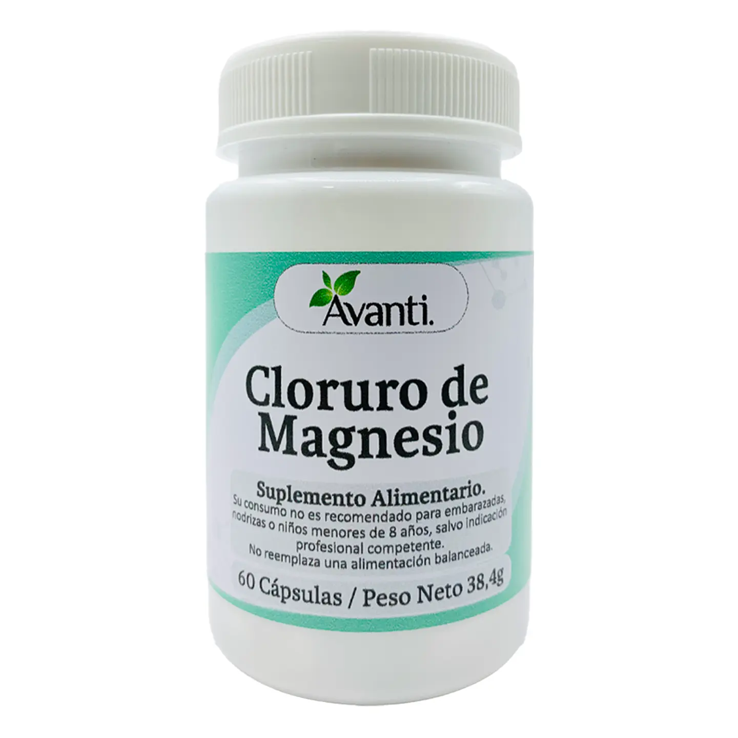 Cloruro de Magnesio, 60 cápsulas vegetales 1