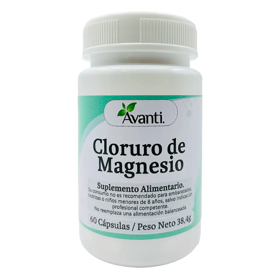 Cloruro de Magnesio, 60 cápsulas vegetales 1
