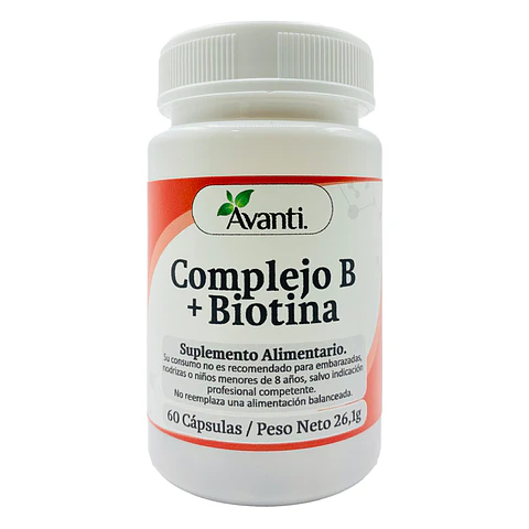 Complejo B + Biotina, 60 cápsulas blandas