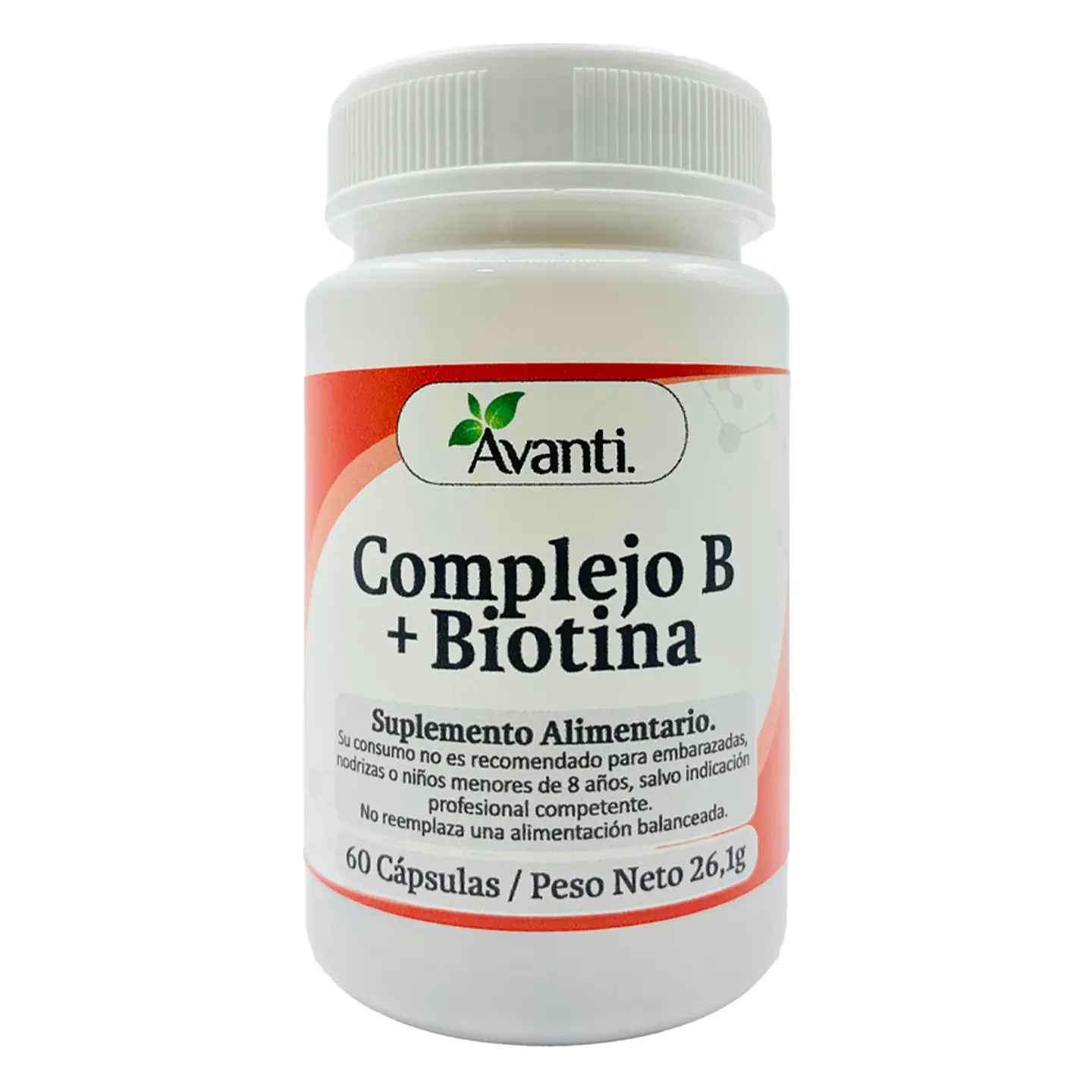 Complejo B + Biotina, 60 cápsulas blandas 1