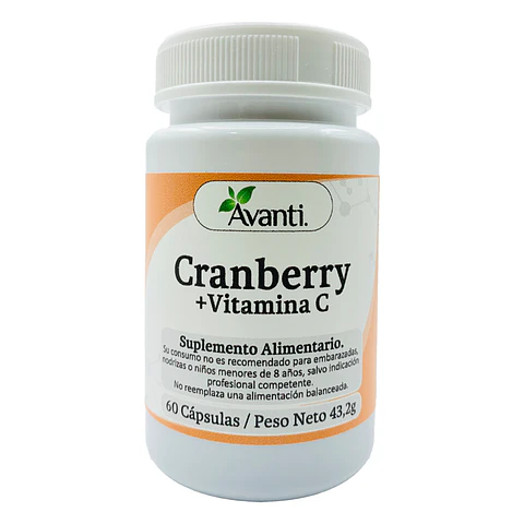 Cranberry + Vitamina C, 60 cápsulas blandas