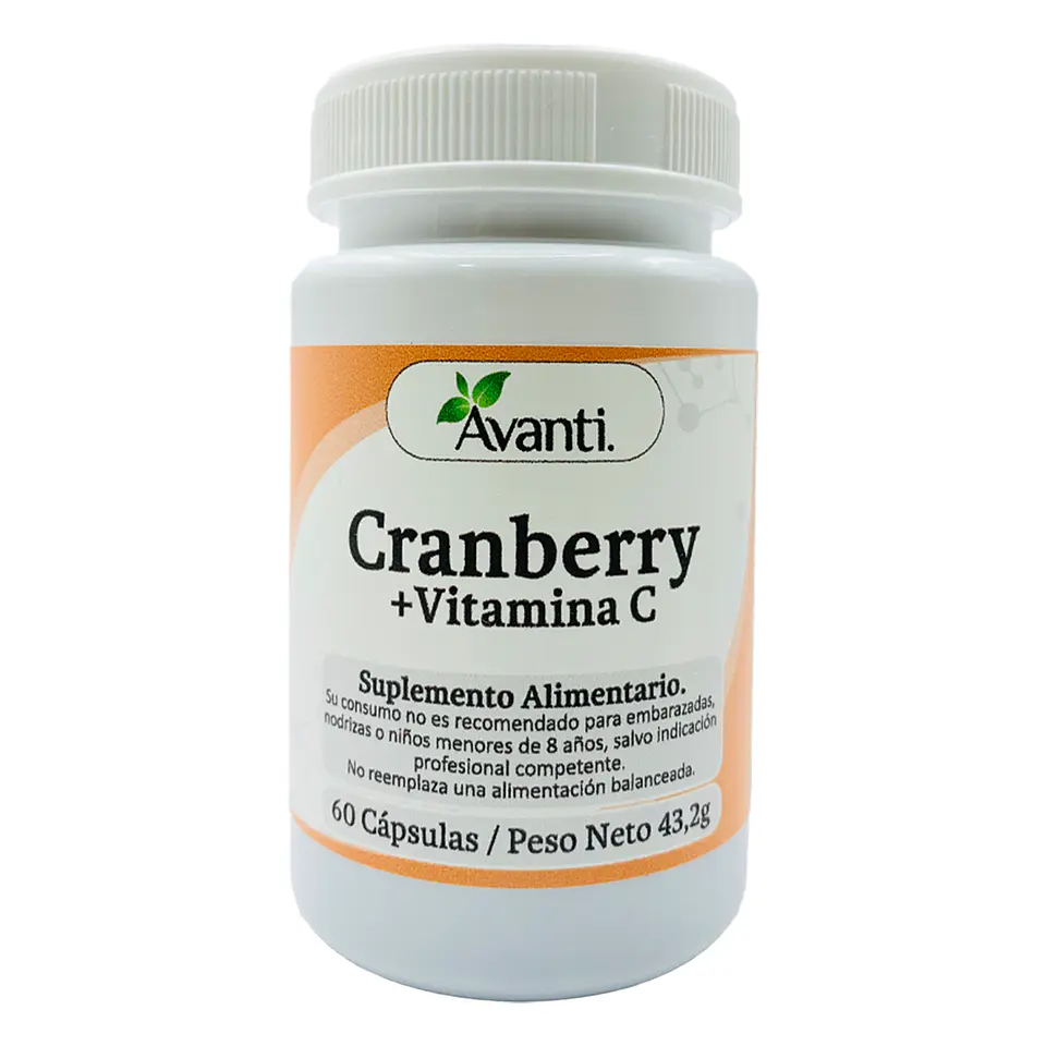 Cranberry + Vitamina C, 60 cápsulas blandas 1