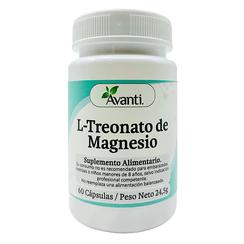 L-Treonato de Magnesio, 60 cápsulas vegetales