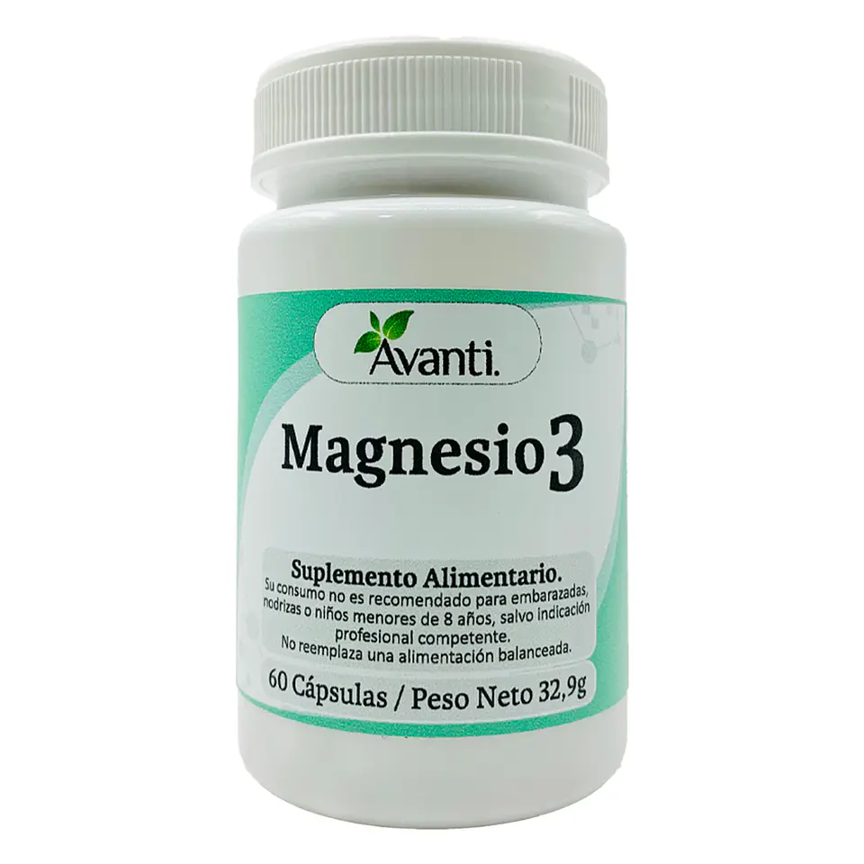 Magnesio 3, 60 cápsulas vegetales 1
