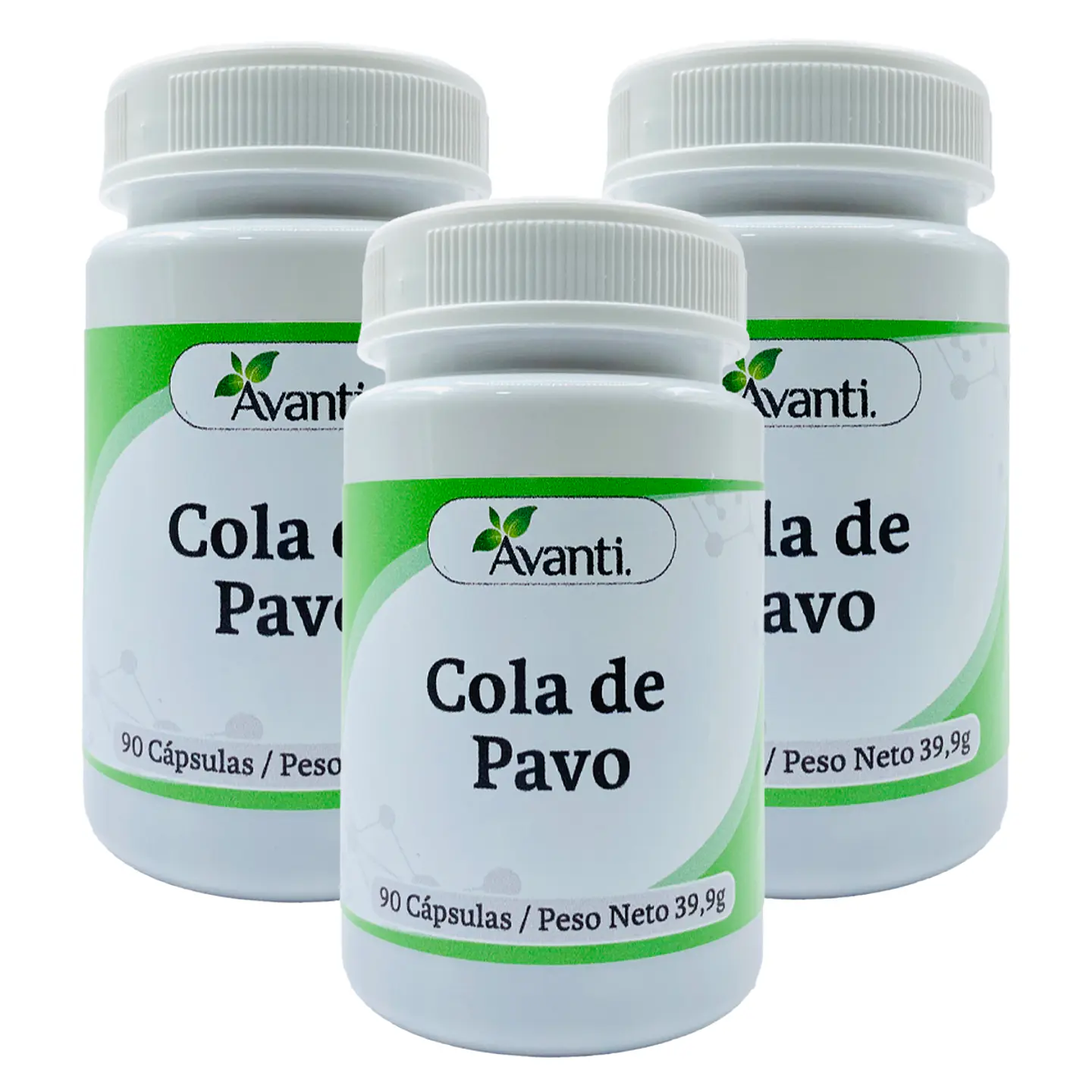 Pack x3 Cola de pavo, 90 cápsulas vegetales 1