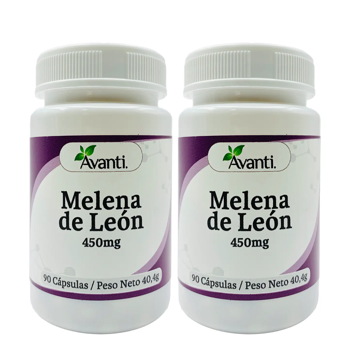 Pack x2 Melena de León, 90 cápsulas vegetales 1