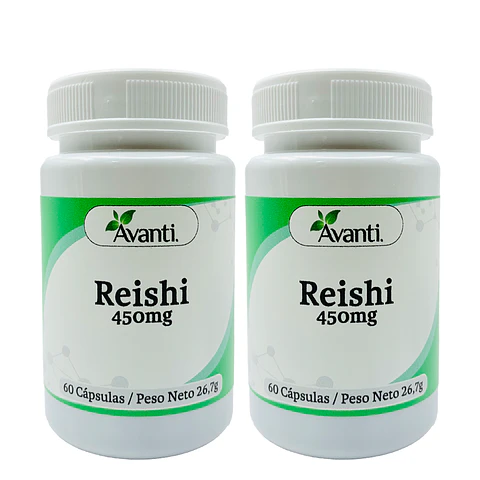 Pack x2 Reishi, 60 cápsulas vegetales