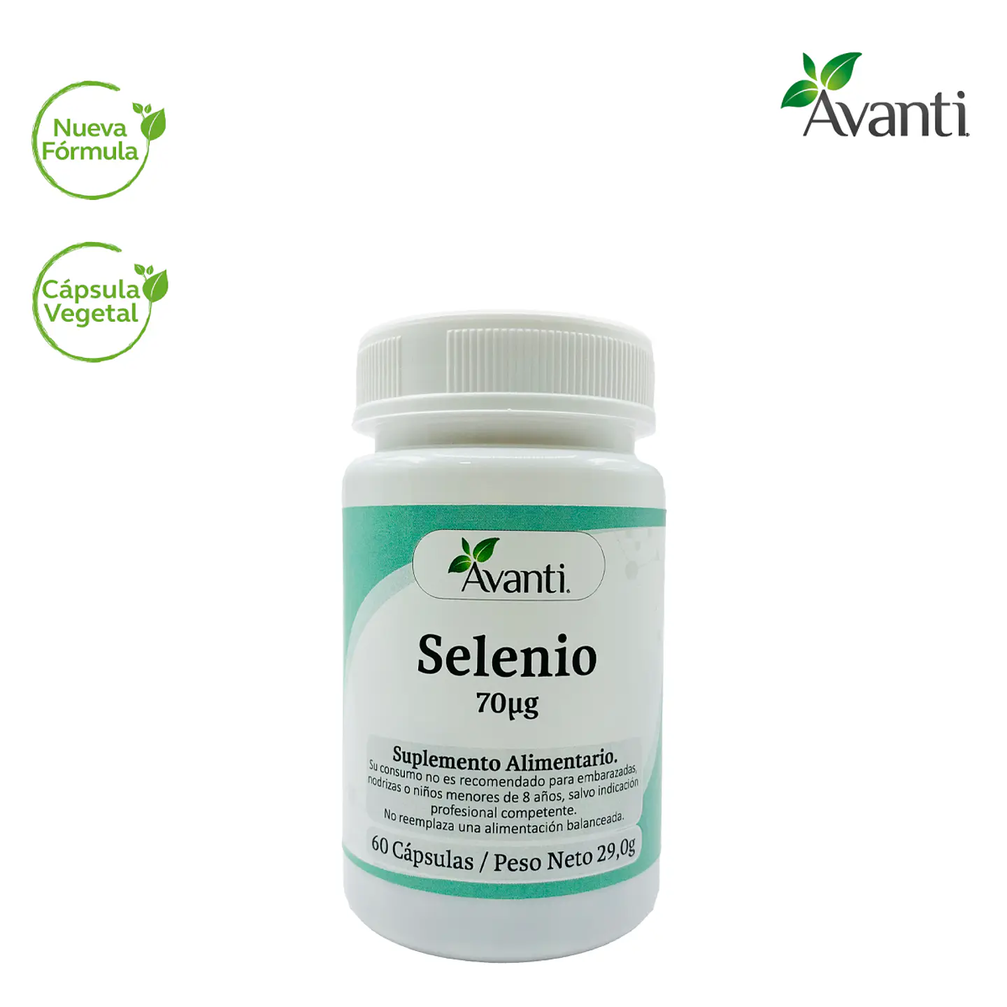 Selenio, 60 cápsulas vegetales 3