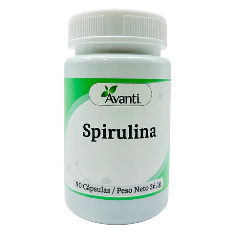 Spirulina, 90 cápsulas