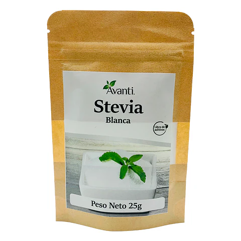 Stevia blanca en polvo, 25g
