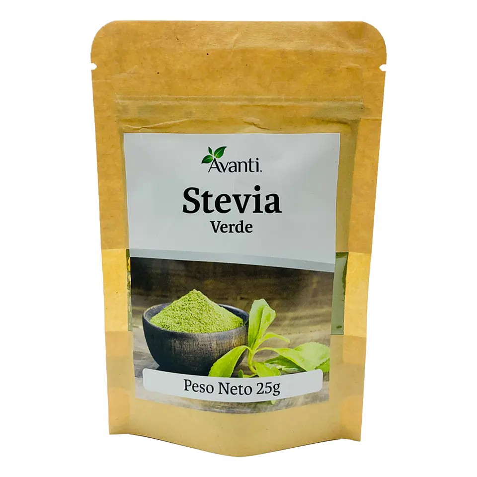 Stevia verde pulverizada, 25g 1