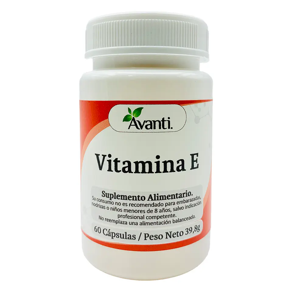 Vitamina E, 60 cápsulas blandas 1