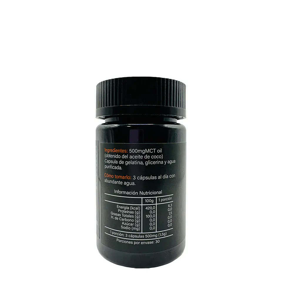 MCT-Oil, 90 cápsulas blandas 3
