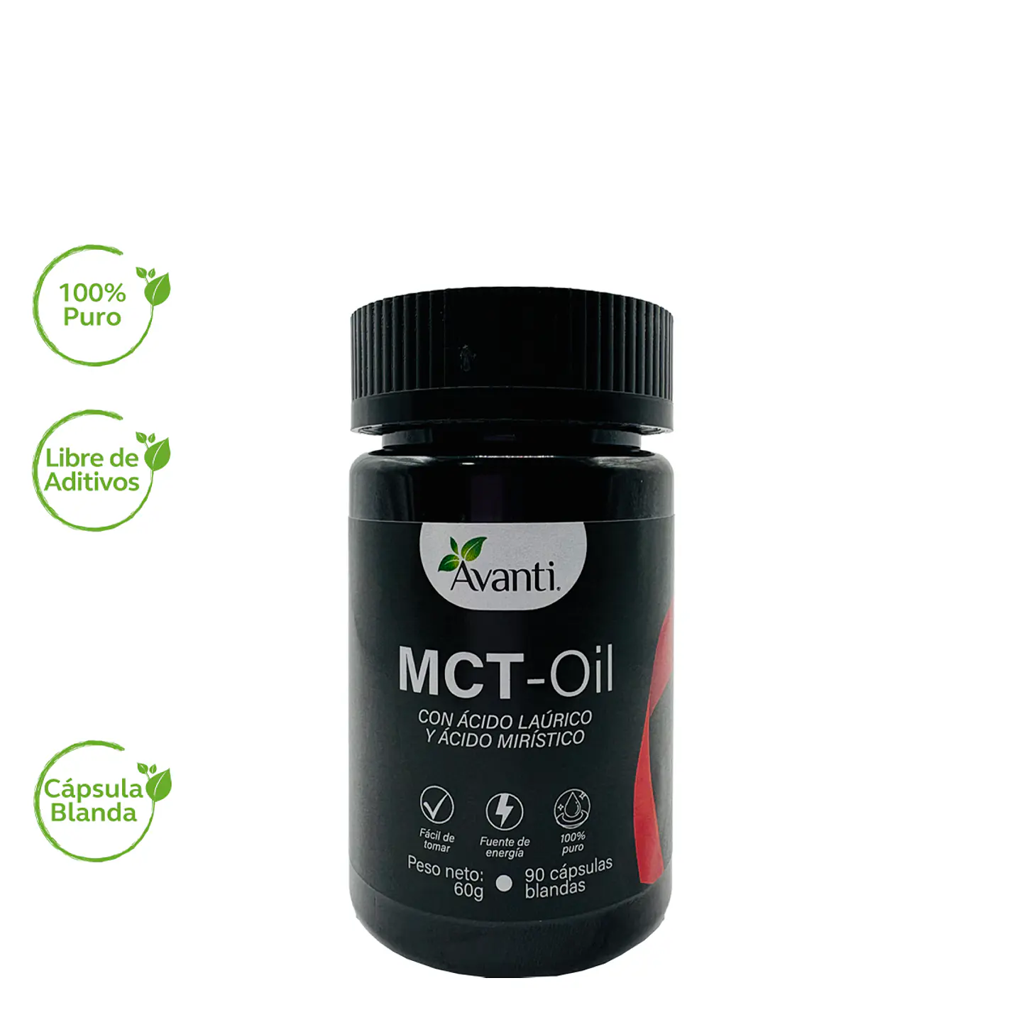 MCT-Oil, 90 cápsulas blandas 4