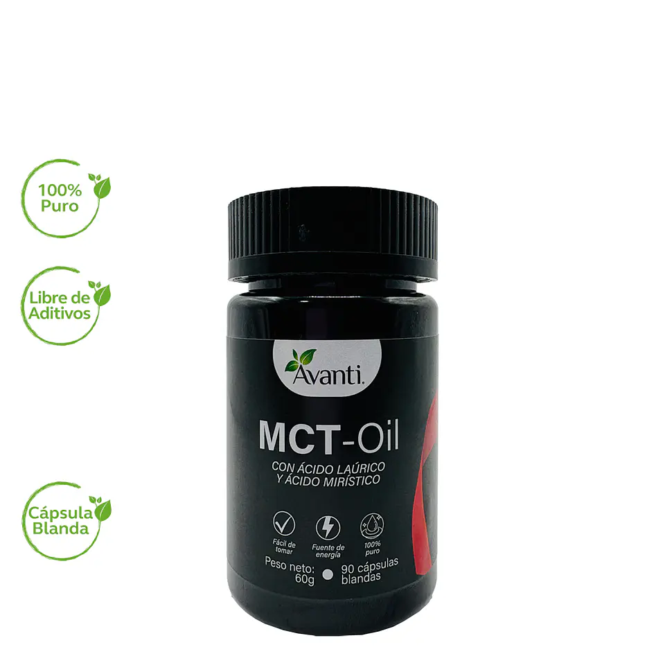 MCT-Oil, 90 cápsulas blandas 4