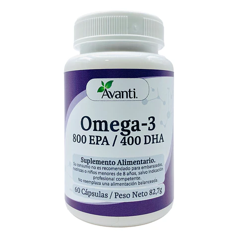 Omega-3 800/400, 60 cápsulas blandas
