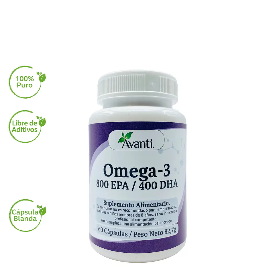 Omega-3 800/400, 60 cápsulas blandas 3