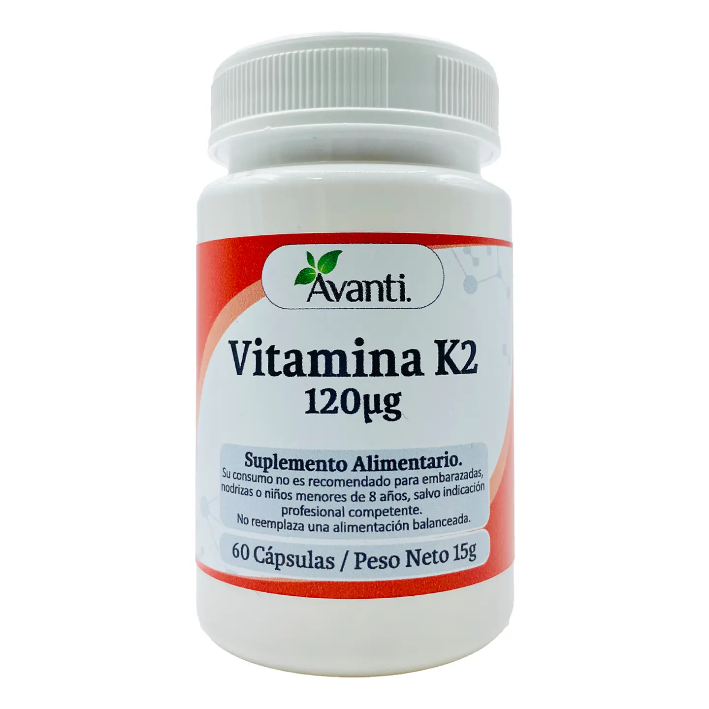 VItamina K2 120mcg, 60 cápsulas blandas 1
