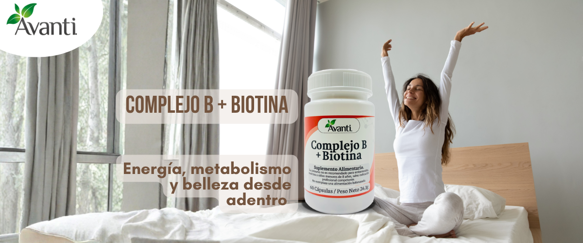 Complejo B + Biotina: energía, metabolismo y belleza desde adentro 💊