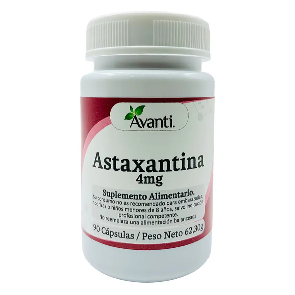 Astaxantina 4mg, 90 cápsulas blandas. Avanti 1