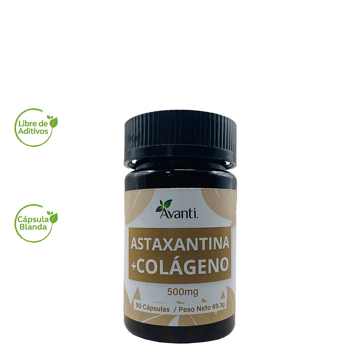 Astaxantina + Colágeno, 90 cápsulas blandas 2
