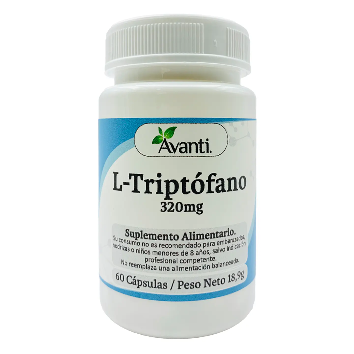 L-Triptofano, 60 cápsulas vegetales 1