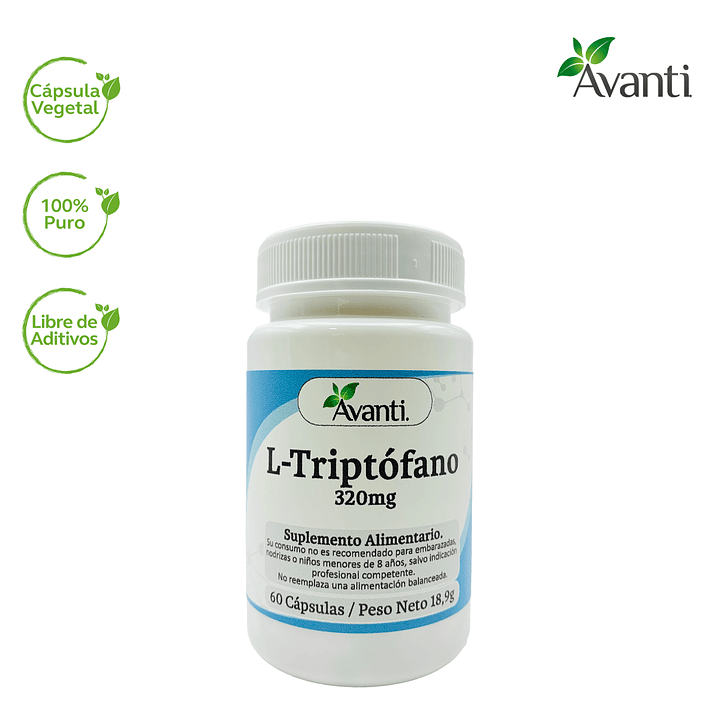 L-Triptofano, 60 cápsulas vegetales 3