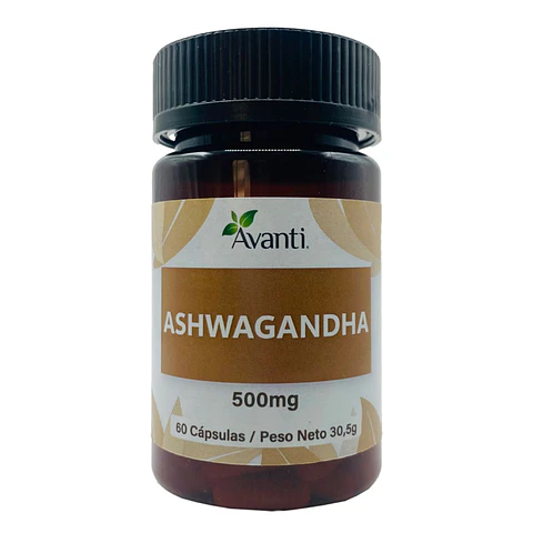 Ashwaganda, 60 cápsulas vegetales