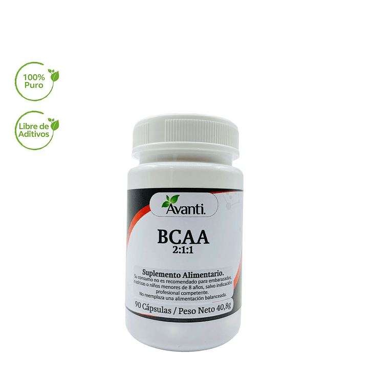 BCAA, aminoácido ramificado, 90 cápsulas 3