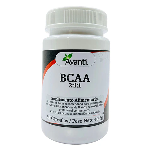 BCAA, aminoácido ramificado, 90 cápsulas