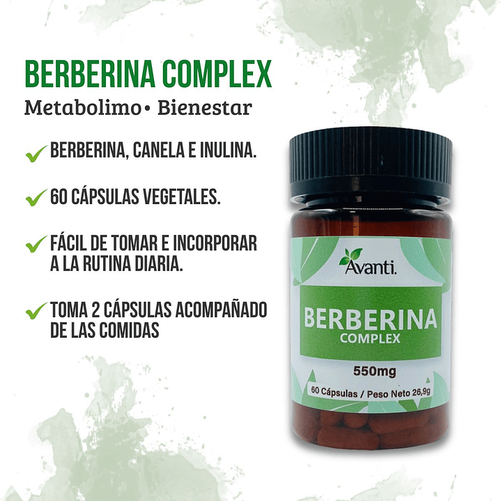 Berberina Complex, 60 cápsulas vegetales 5