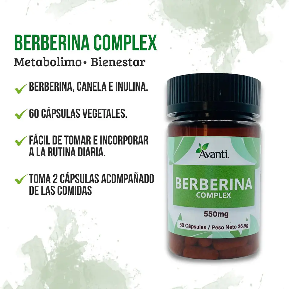 Berberina Complex, 60 cápsulas vegetales 5