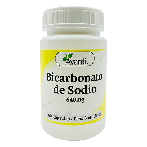 Bicarbonato de Sodio, 60 cápsulas