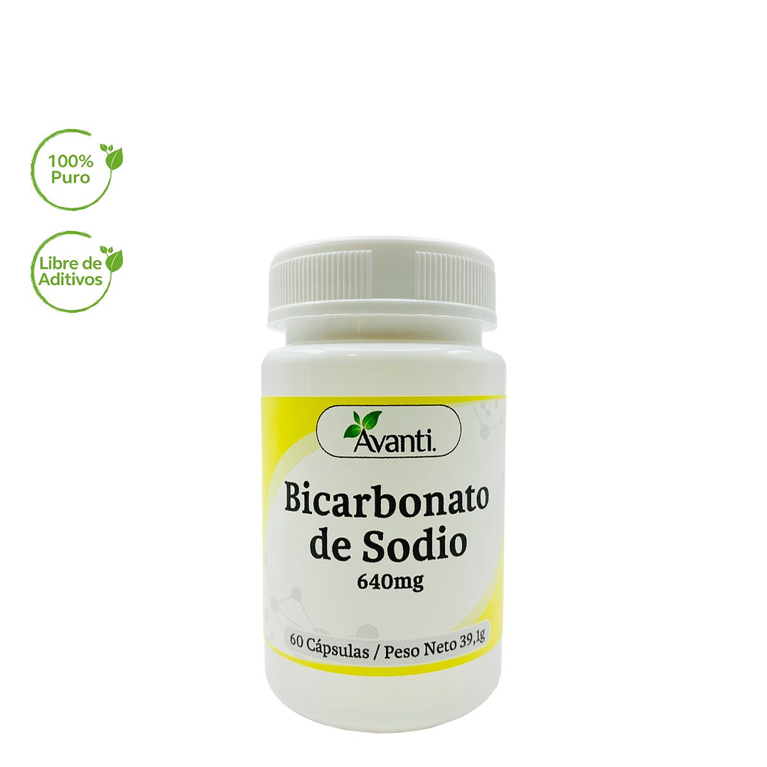 Bicarbonato de Sodio, 60 cápsulas 2