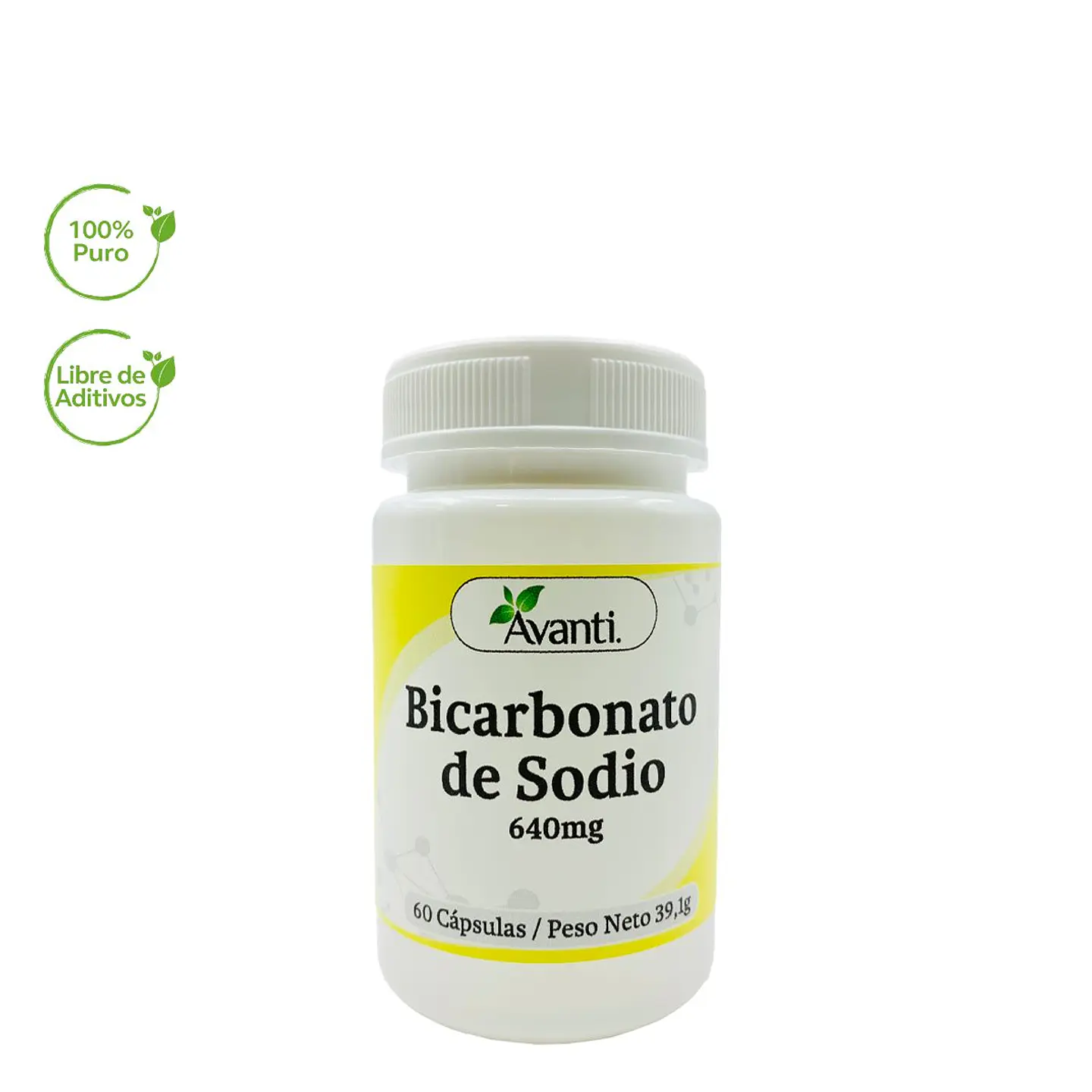 Bicarbonato de Sodio, 60 cápsulas 2