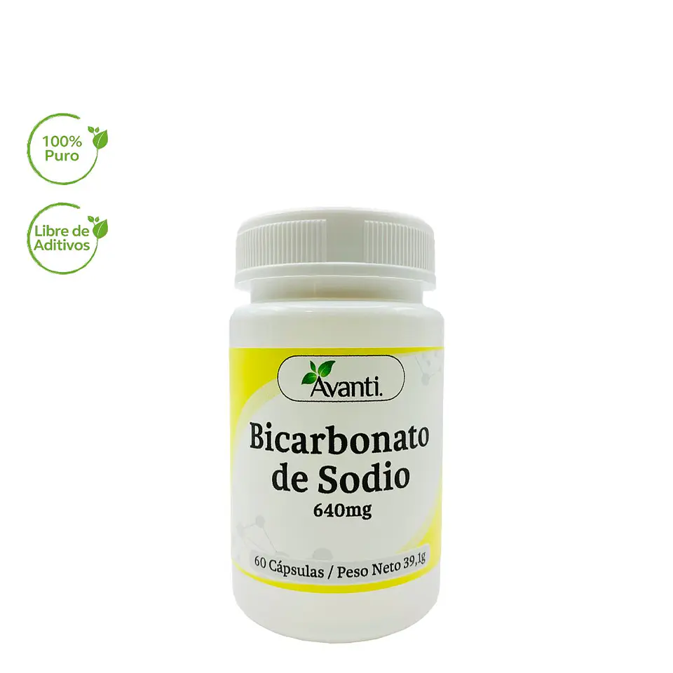 Bicarbonato de Sodio, 60 cápsulas 2
