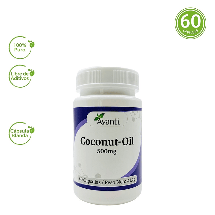 Coconut-Oil, 60 cápsulas blandas 4