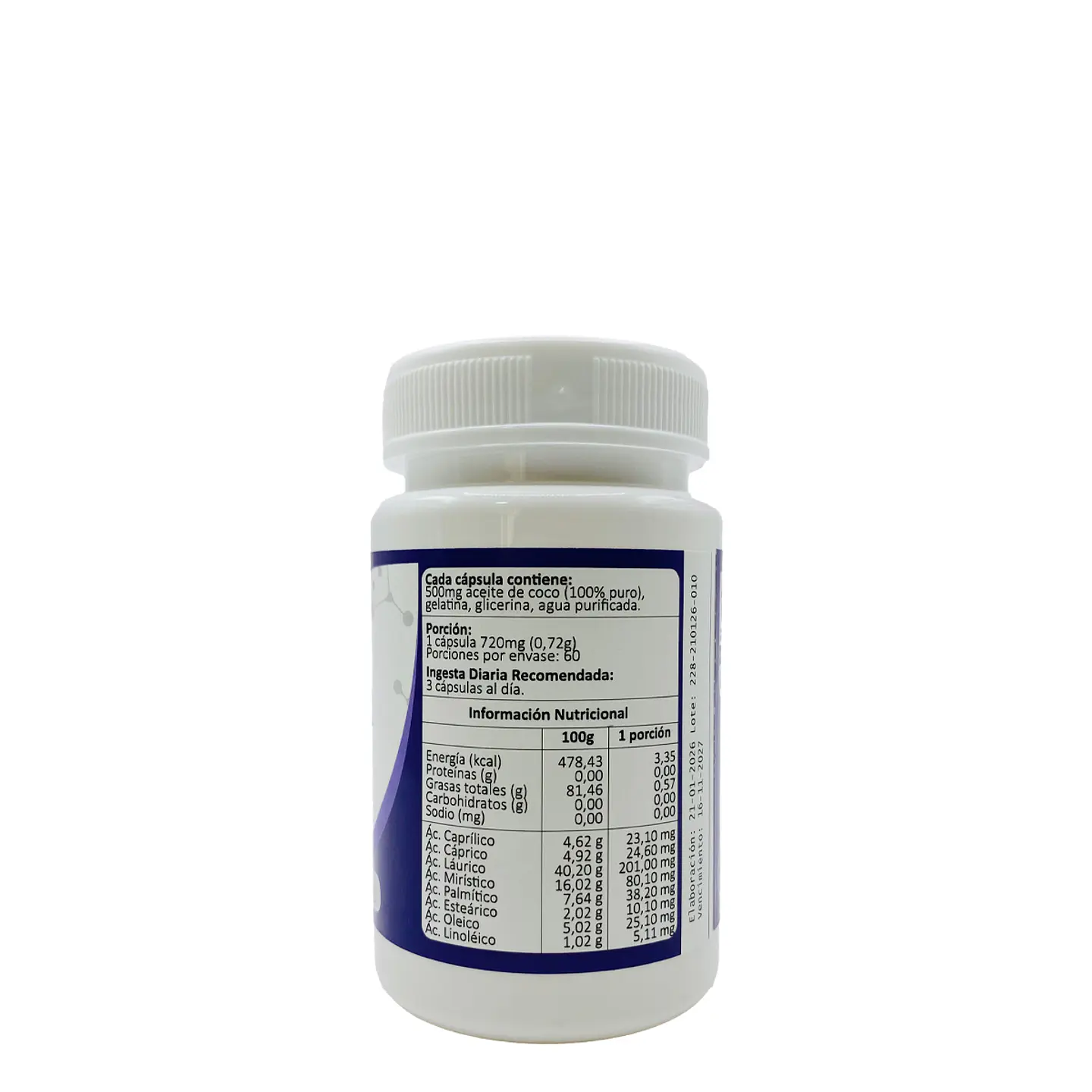 Coconut-Oil, 60 cápsulas blandas 2