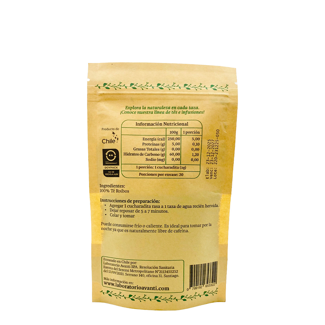 Té de Rooibos, Doypack 40g 3