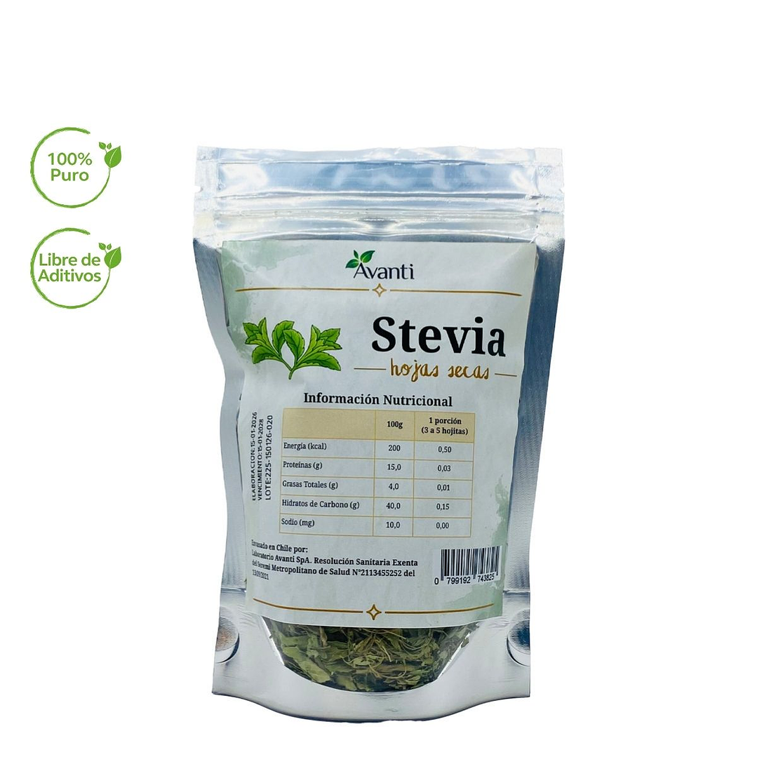 Stevia en hojas, Doypack 20g 3