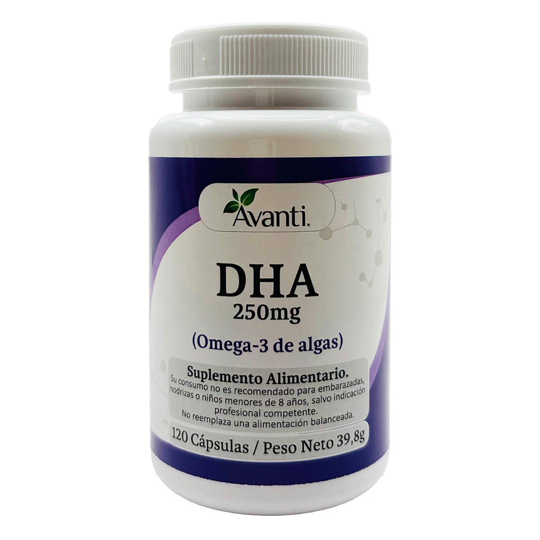 DHA Vegano (Omega-3), 120 cápsulas vegetales 1