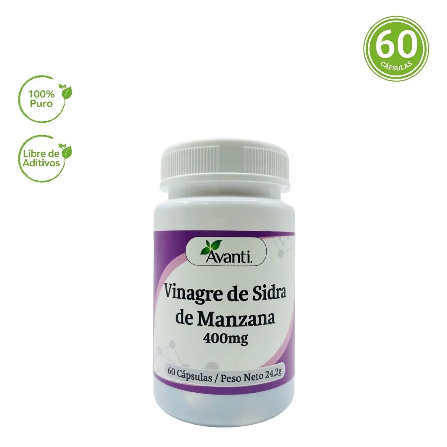 Vinagre de Sidra de Manzana, 60 cápsulas 4
