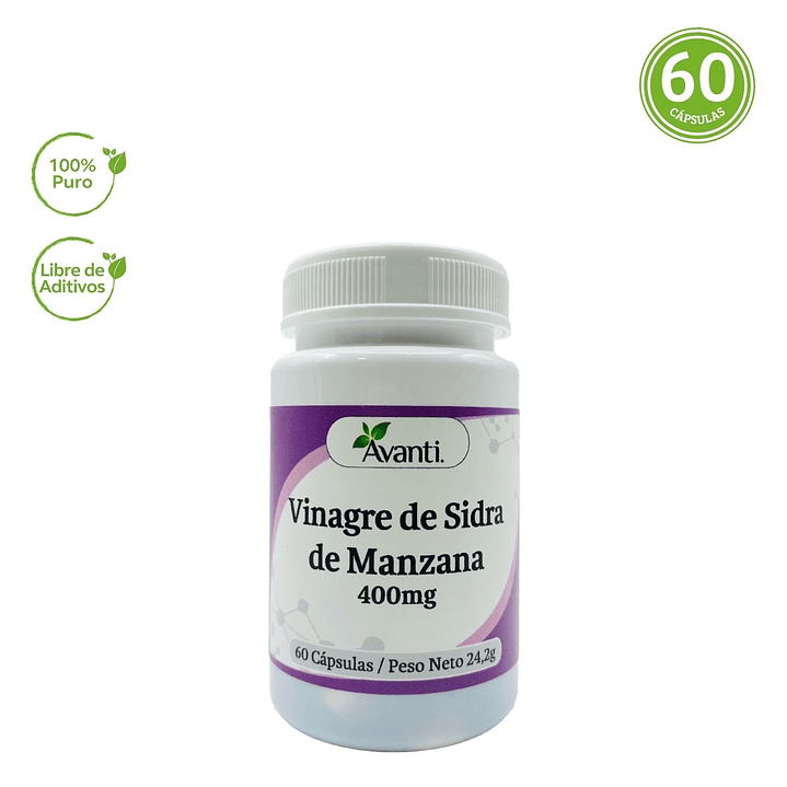Vinagre de Sidra de Manzana, 60 cápsulas 4
