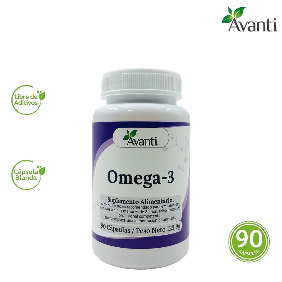 Omega-3, frasco 90 cápsulas blandas. 4