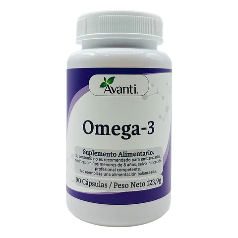 Omega-3, frasco 90 cápsulas blandas.