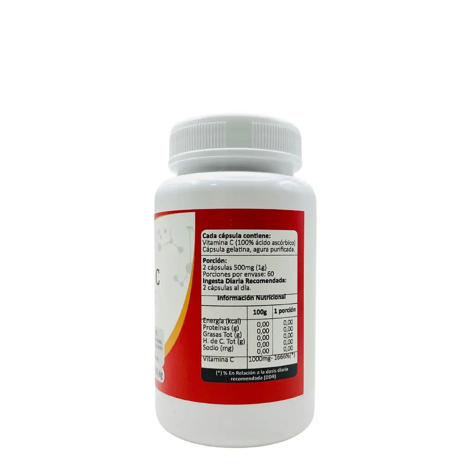 Vitamina C 1000mg, 120 cápsulas 3