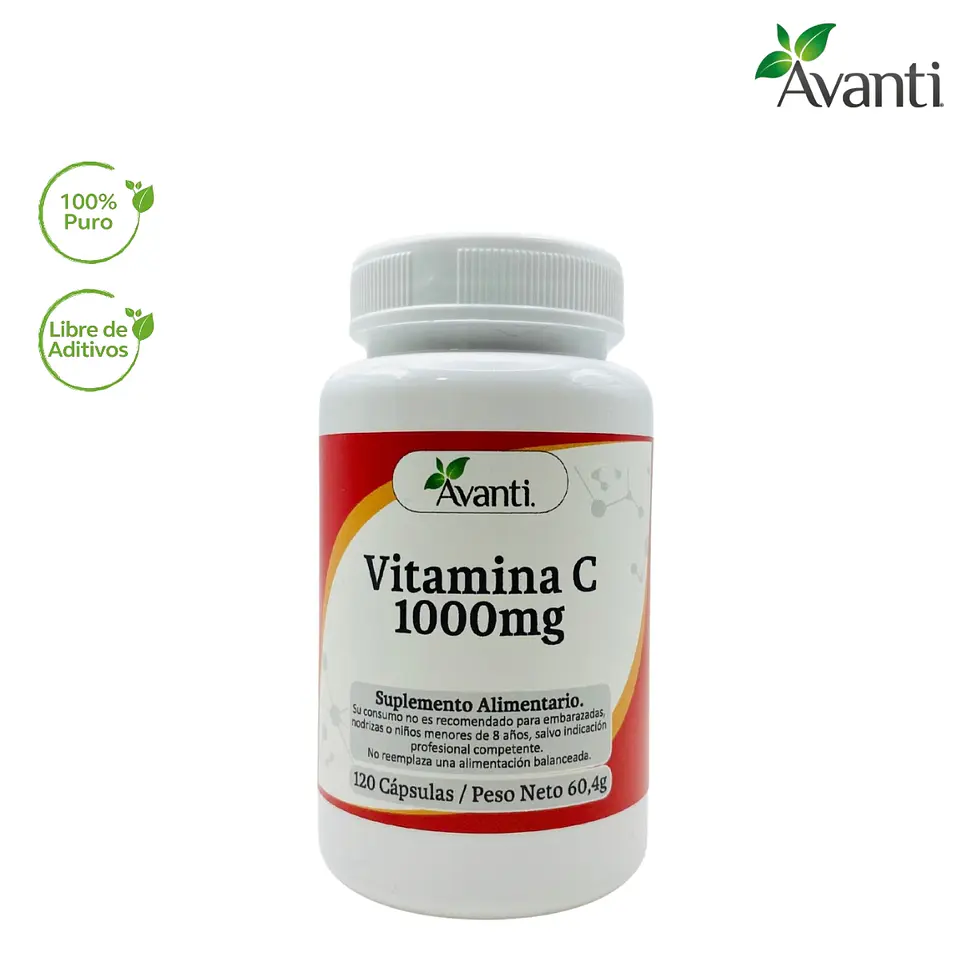 Vitamina C 1000mg, 120 cápsulas 4