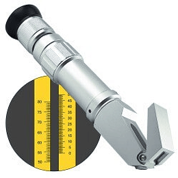 Refractometro optico manual 0 - 80 % brix [rhb0-80]
