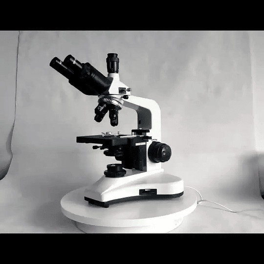 Microscopio Trinocular, Kohler, 40x-1000X, Mod Trino III, Profesional, Iluminacion Led, SemiPlan, Laboratorio, Veterinario