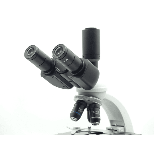 Microscopio Trinocular Labquimed Modelo T1, Incluye Cámara 5MP, 40x-1000x, Siedentopf, Trinocular, Iluminacion Led 3W, Educacional, Veterinario, Laboratorio